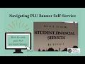 Viewing your student account balance in Banner Self-Service