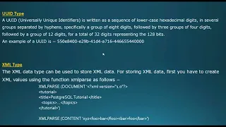 PostgreSQL Commands and Data Types Complete Overview for Beginners