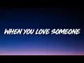 Alexander Stewart - When You Love Someone (Lyrics)