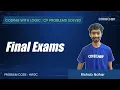 HW2C Final Exams Coding with Logic CP Problems Solved Medium