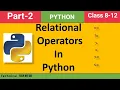 Relational Operators Python 8-12 VIKASH