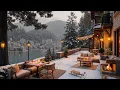 Lagu Winter Jazz Music ⛄ Outdoor Coffee Shop Ambience with Relaxing Jazz Background Music for Work, Study