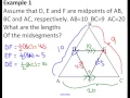 Special triangle segments I Midsegments