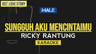 Download Sungguh Aku Mencintaimu - Ricky Rantung | Ost. Love story (Karaoke) MP3