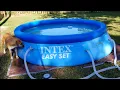 Intex Easy Set Up 10 Foot x 30 Inch Pool With Filter Pump WALKAROUND
