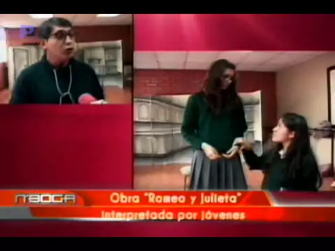 Obra Romeo y Julieta interpretada por jóvenes