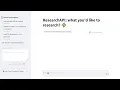 AI-powered Research Agent using Google search web scraping Streamlit playground demo