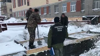 «Кто тут старший? Вопросы к вам есть», — силовики нагрянули на стройку в Исилькуле