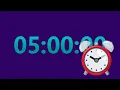 5 Hour Countdown Timer (with Sound Alarm) ⏱⏱⏱⏱⏱