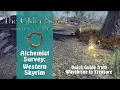 ESO Alchemist Survey Western Skyrim - Elder Scrolls Online From Wayshrine to Treasure