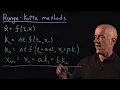 Runge Kutta Methods Lecture 50 Numerical Methods for Engineers