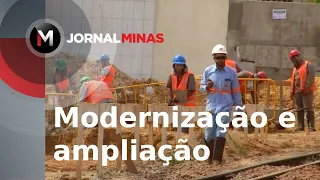 Obras de modernização e ampliação do Metrô - Jornal Minas
