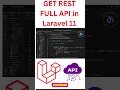 Laravel 11 GET API Quick Tutorial on Fetching Data RESTful API