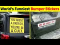 World s FUNNIEST Car Bumper Stickers