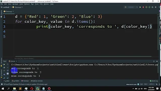 How to Iterate over dictionaries using for loops in Python
