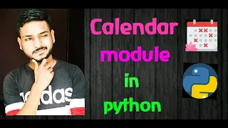 Calendar module in python priyansh jain python tutorial for beginner Calendar Python Course