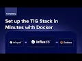 Run Telegraf InfluxDB 3 Grafana in Minutes with Docker