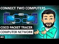 CONNECTING TWO PC USING CISCO PACKET TRACER USING CABLES TRYING TO PING 2 PC