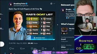 I LEAKED CLOUD 9 ROSTER S SALARY COD COMP REDDIT READ