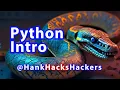 Intro to Python - Basic Python Tutorial