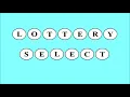 Lottery Select - LOTTO NUMBERS APP