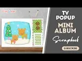 Craftreat White Mini Album Base – TV Pop-Up Scrapbook You’ll Love!