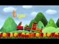 Learn the ABCs in Lower-Case t is for train and turtle