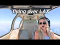 fly with me through BUSY LA airspace VFR through LAX and SAN Class Bravos in the Bonanza