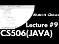 CS506 Short Lecture 9 Abstract Classes Interfaces JAVA Coding VU M Taimoor Ameen
