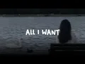 Download Lagu all i want — olivia rodrigo (sped up + reverb) tiktok version