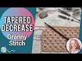 How to Decrease Granny Stitch at the Edges