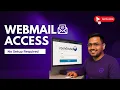 Webmail - Login Webmail in cPanel No Outlook Setup required