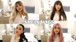 AFFORDABLE SHEIN WIGS TRY ON HAUL! is it worth it!! | Maria Selina