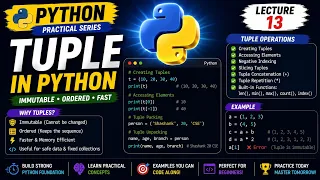 Python Tuples Complete Guide for Beginners Lecture 13