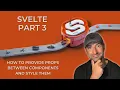 Svelte Part 3 How to Provide Props between Components and style them
