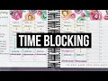 How to Time Block Time Management Using an Hourly Vertical Happy Planner