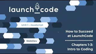 Unit 1 JS Lecture Chapters 1-3 Intro to Coding