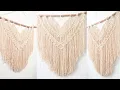 DIY Large Macrame Wall Hanging Step by step macrame wall hanging tutorial
