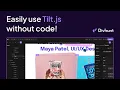Use Tilt js With No Code Divhunt Plugin Tutorial