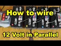 EverStart Battery MAXX How to wire 12 Volt Premium Deep Cycle Batteries in Parallel