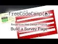Responsive Web Design Projects - Build a Survey Form