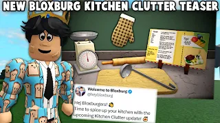 BLOXBURG NEW KITCHEN CLUTTER ITEMS UPDATE TEASER! LADLE, COOKBOOK and MORE!