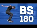 How to BACKSIDE 180 the easiest way tutorial for beginners