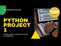 Python Project 1 Monthly Calendar Python