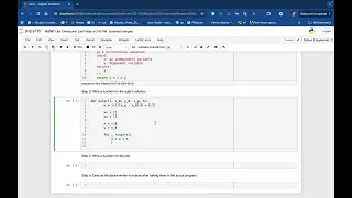 Eulers Method of solving differential equation in Python