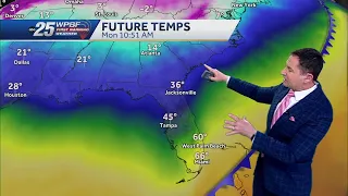 Possible snow and ice coming to Florida