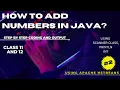 how to add two numbers in Java NetBeans hindi coding