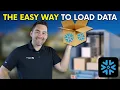 Stop Struggling with Snowflake Easy Data Loading Tutorial 5 Minutes