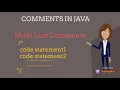 Comments in Java telugu tutorial part-4 Telugu web technologies