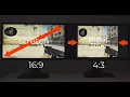 How to get CSGO 4 3 resolution with black bars or stretched on XL monitors